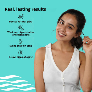 Rivela Dermascience By Cipla 10% Vitamin C Face Serum For Bright & Glowing Skin, Anti Ageing Formula With Hyaluronic Acid For All Skin Types, 30ml